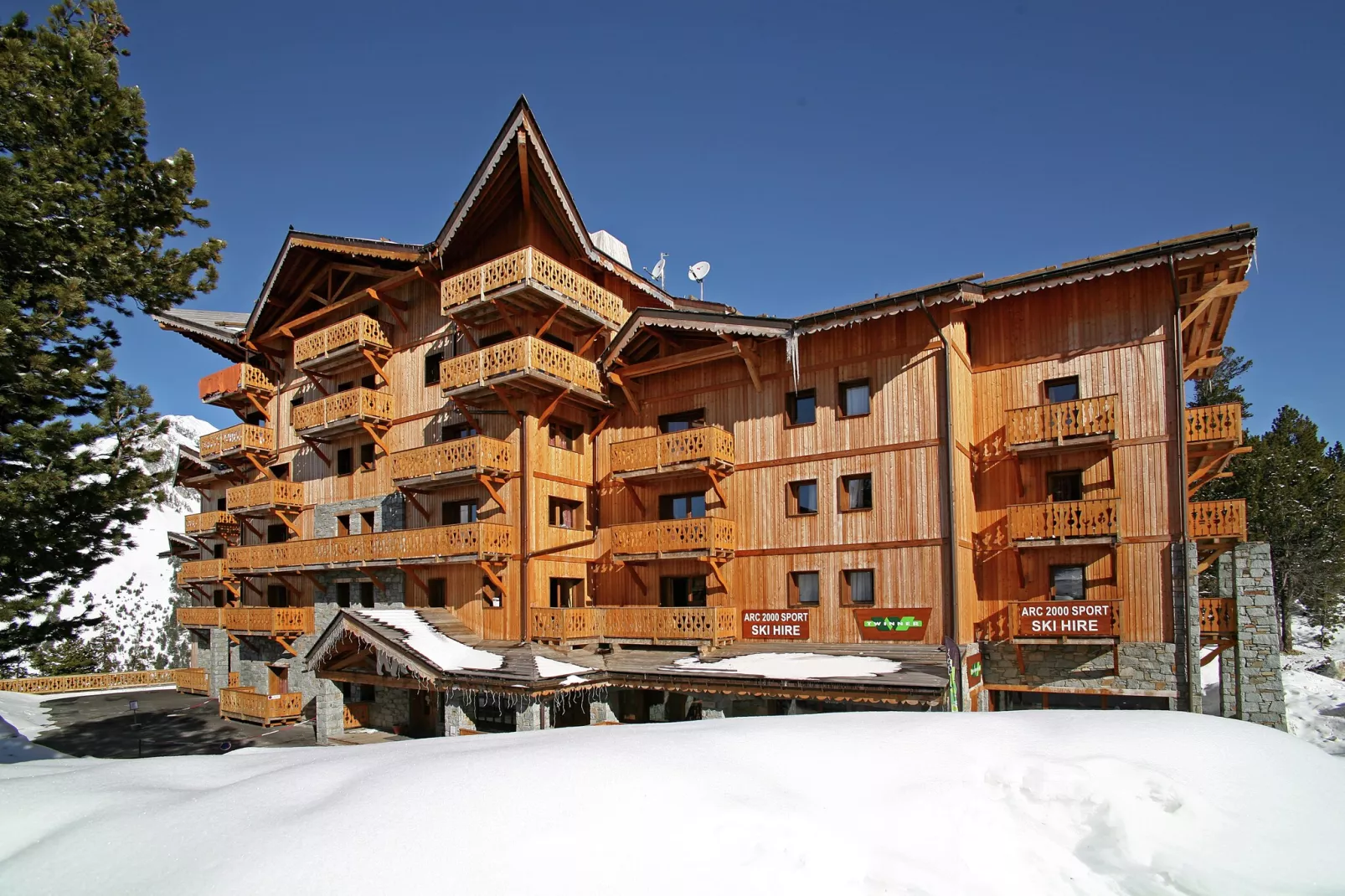 Chalet de L'Ours 3 - Außenbereich Winter