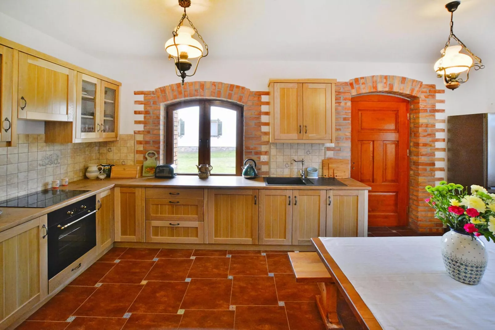 Kamienny Dom do 8 os Grąbczyn-Kitchen