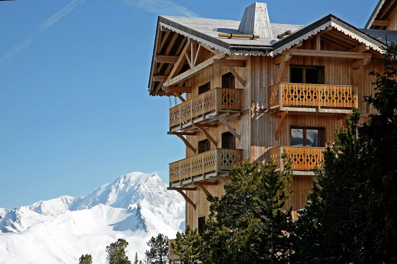 Chalet de L'Ours 4 - Außenbereich Winter