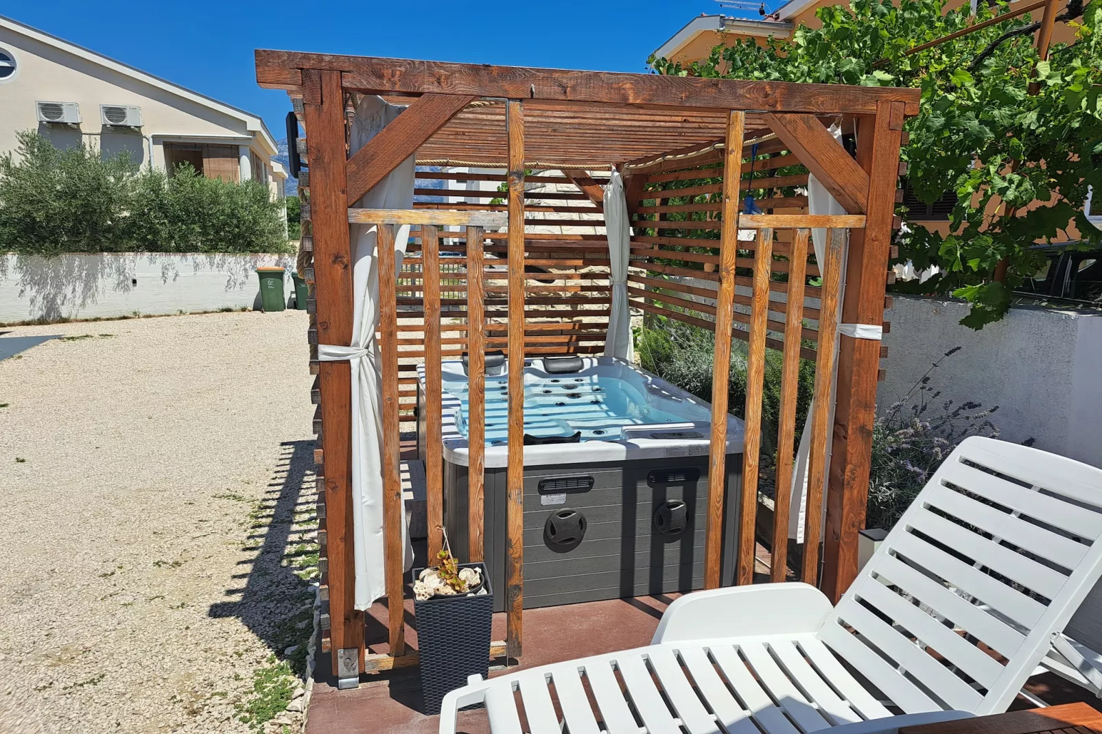 Apartment Sany 1 with jacuzzi - Terrasse