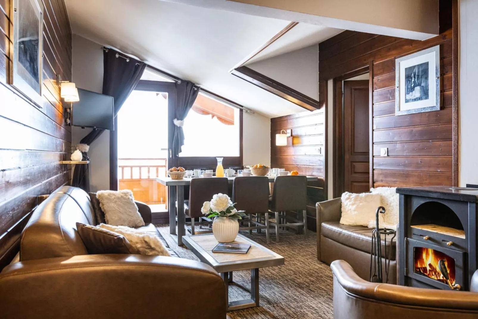 Chalet Altitude Val 2400 6 - Wohnzimmer