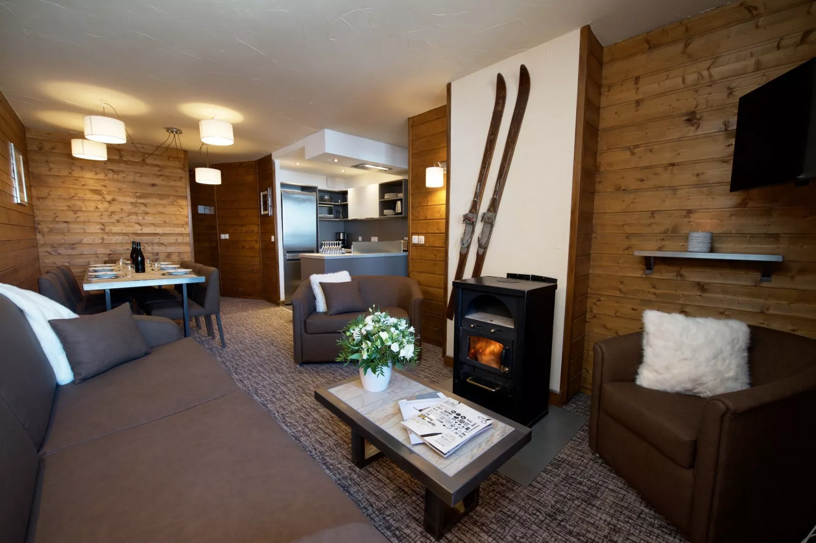 Chalet Altitude Val 2400 1 - Wohnzimmer