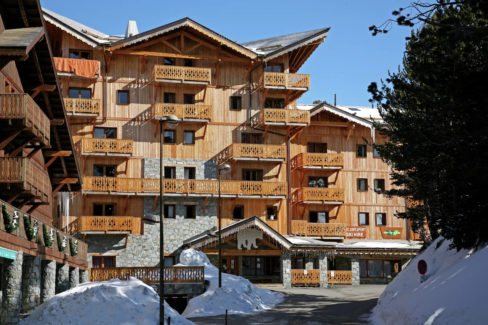 Chalet de L'Ours 3 - Außenbereich Winter