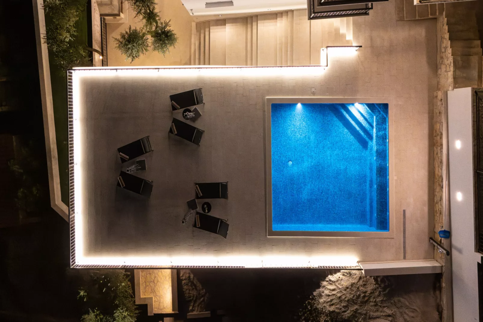 Villa La Fortezza with sea view - Schwimmbad