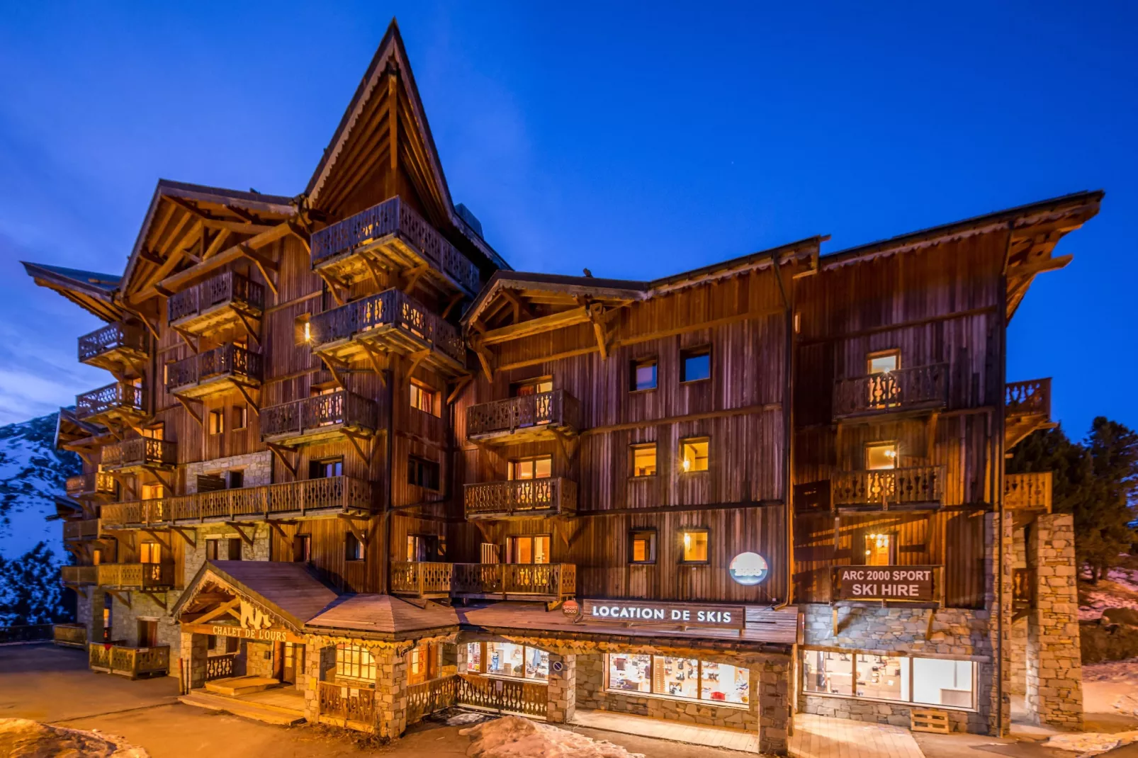 Chalet de L'Ours 3 - Außenbereich Winter
