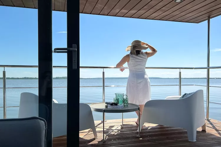 Domek na wodzie dla 3 osób jedna sypialnia - Terrasse / balcon