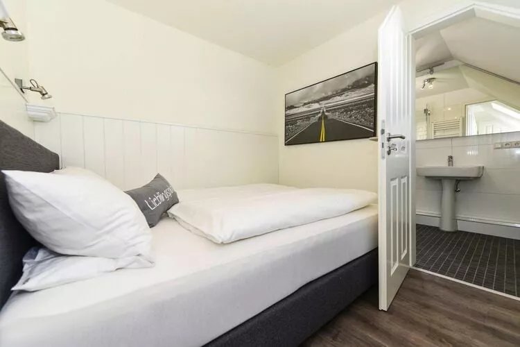 Apartments, Wyk auf Föhr-2-Raum-App. im EG, 40 qm, Typ Nr. 1 Andersen-Bedroom