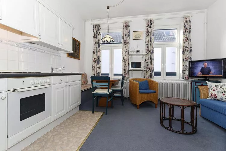 Apartments, Wyk auf Föhr-2-Raum-App. im EG, 40 qm, Typ Nr. 1 Andersen-Kitchen