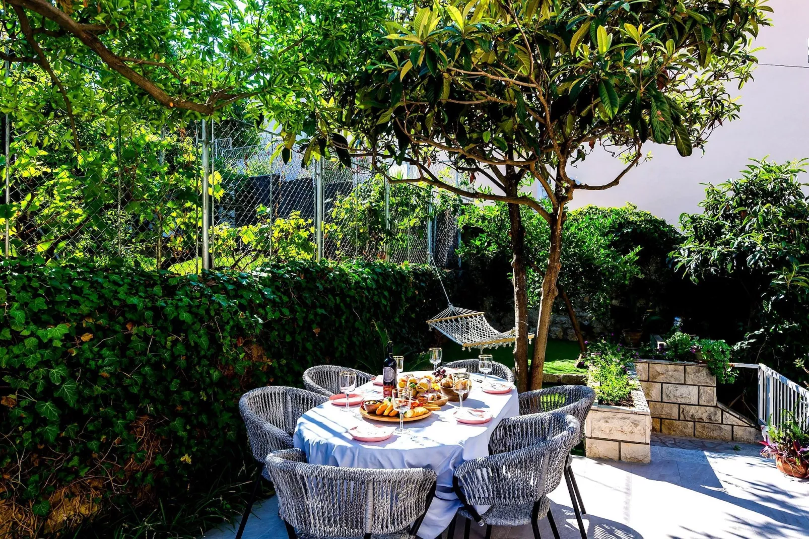 Villa Rustic stone - Terrasse/Balkon