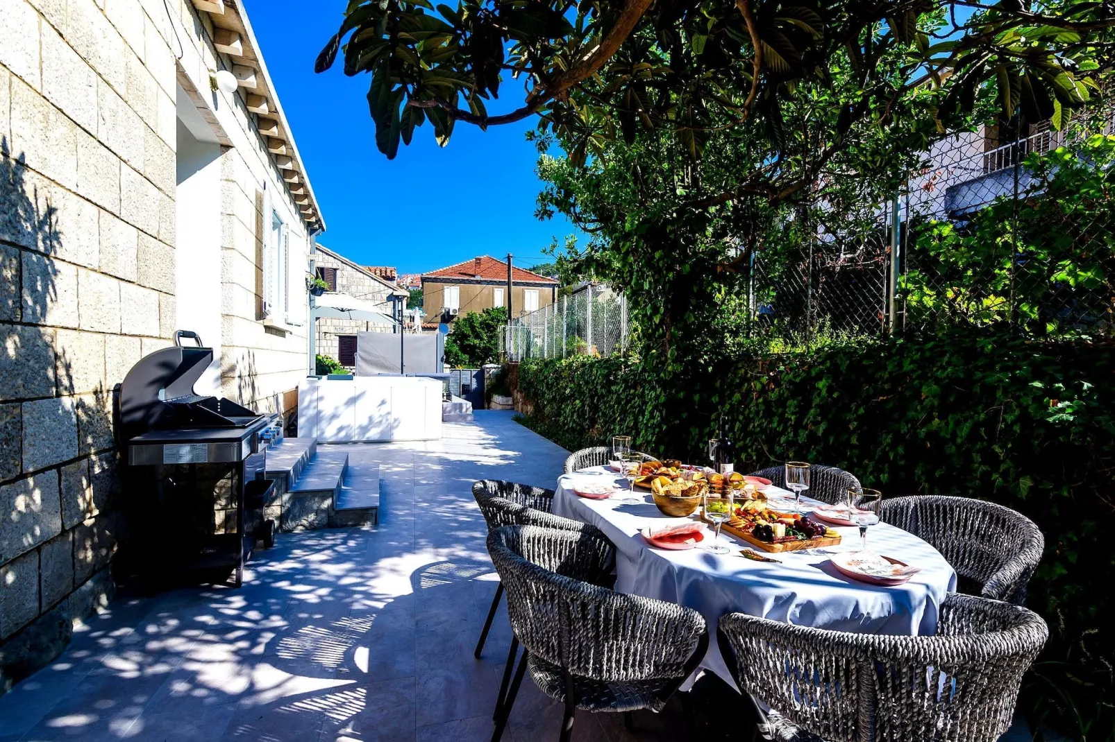 Villa Rustic stone - Terrasse/Balkon