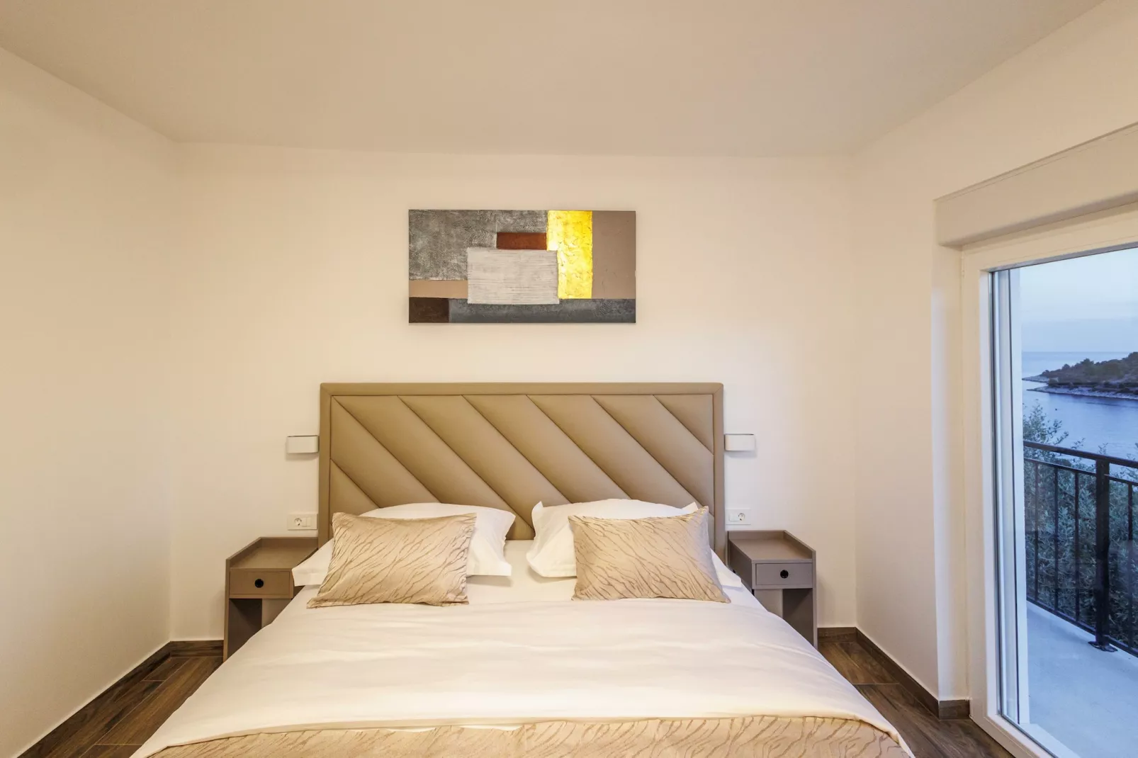 Villa La Fortezza with sea view - Schlafzimmer
