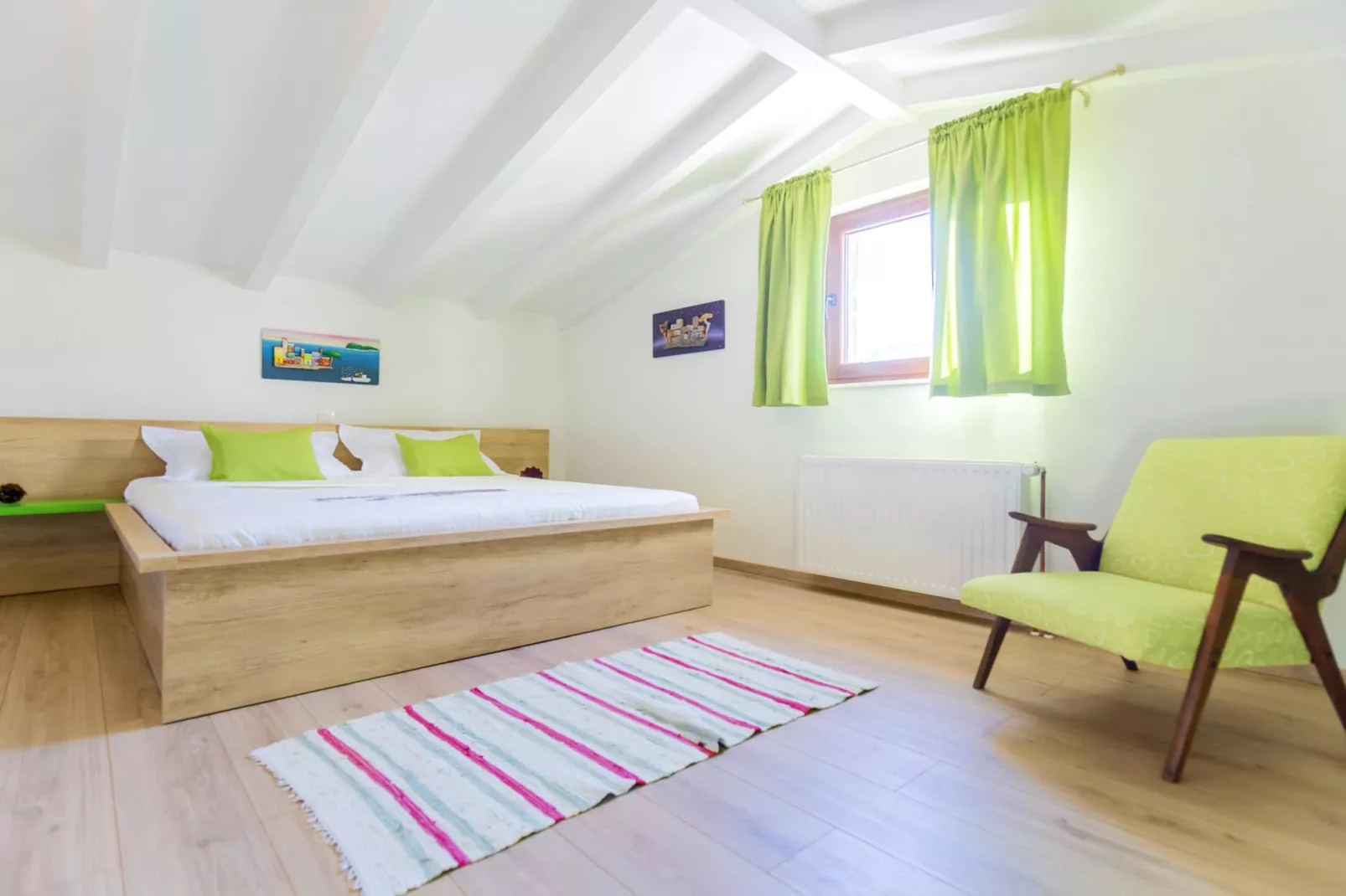 Rustic Villa Fragola with heated pool - Chambre