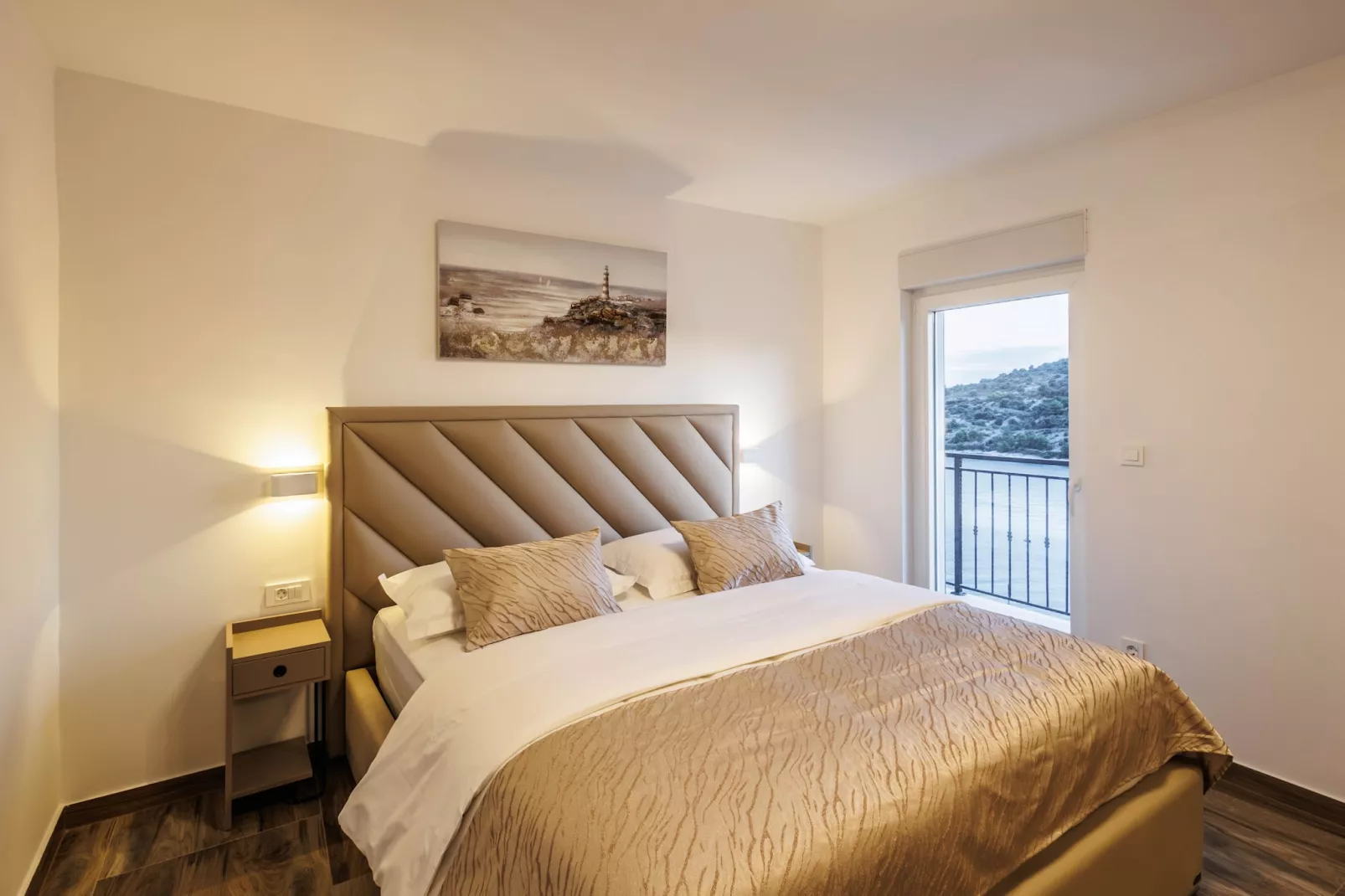 Villa La Fortezza with sea view - Schlafzimmer