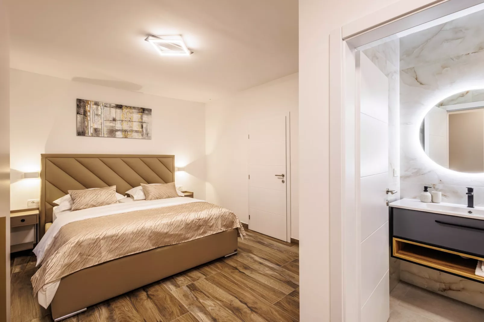 Villa La Fortezza with sea view - Schlafzimmer