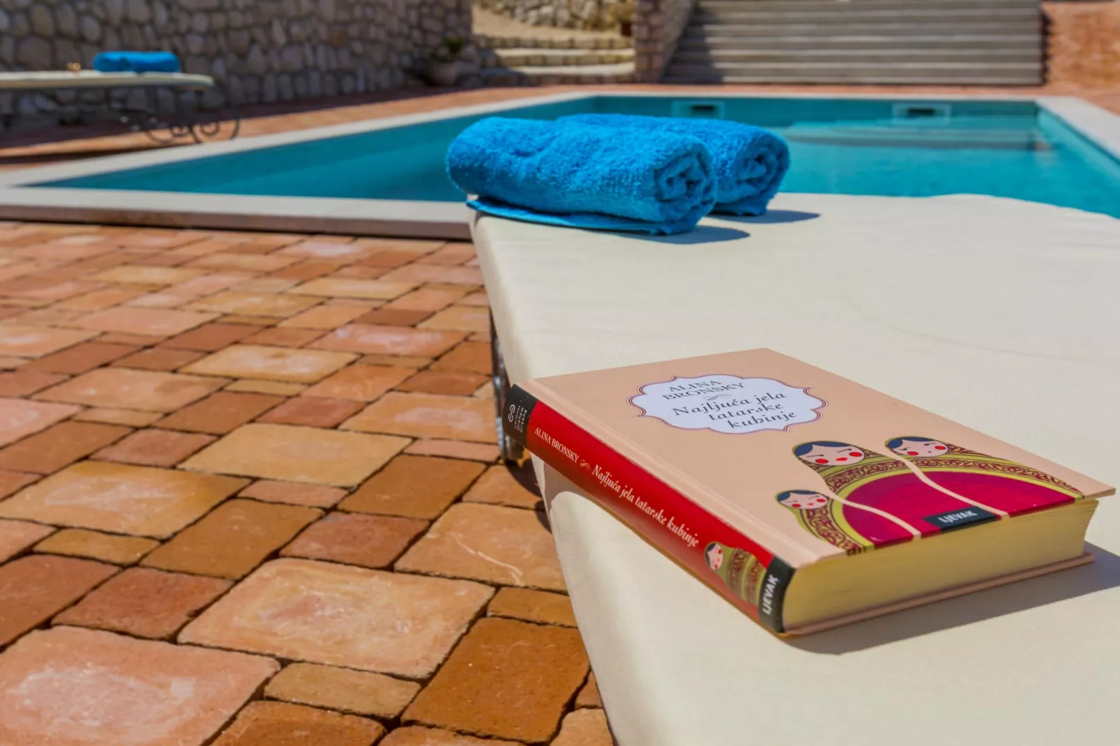 Rustic Villa Fragola with heated pool - Ambiance