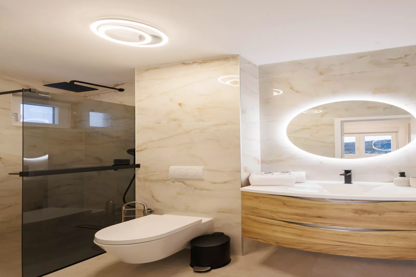 Villa La Fortezza with sea view - Badezimmer