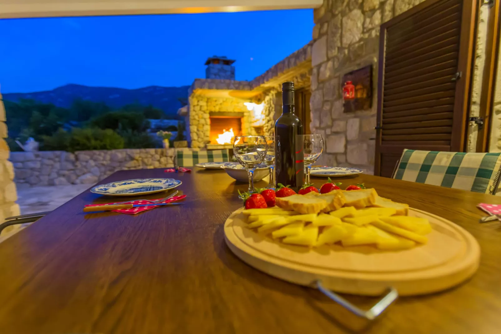 Rustic Villa Fragola with heated pool - Ambiance