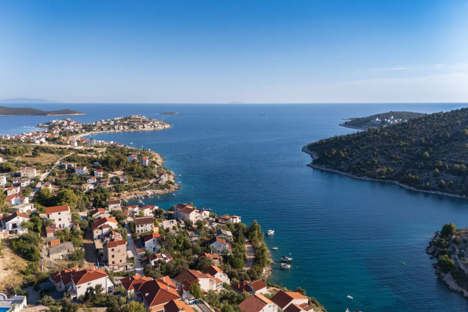 Villa La Fortezza with sea view - Im Freien