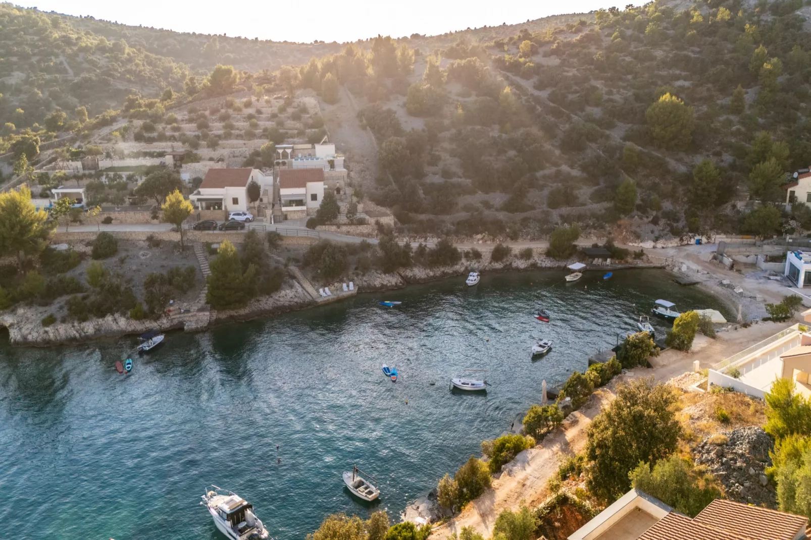 Villa La Fortezza with sea view - Im Freien