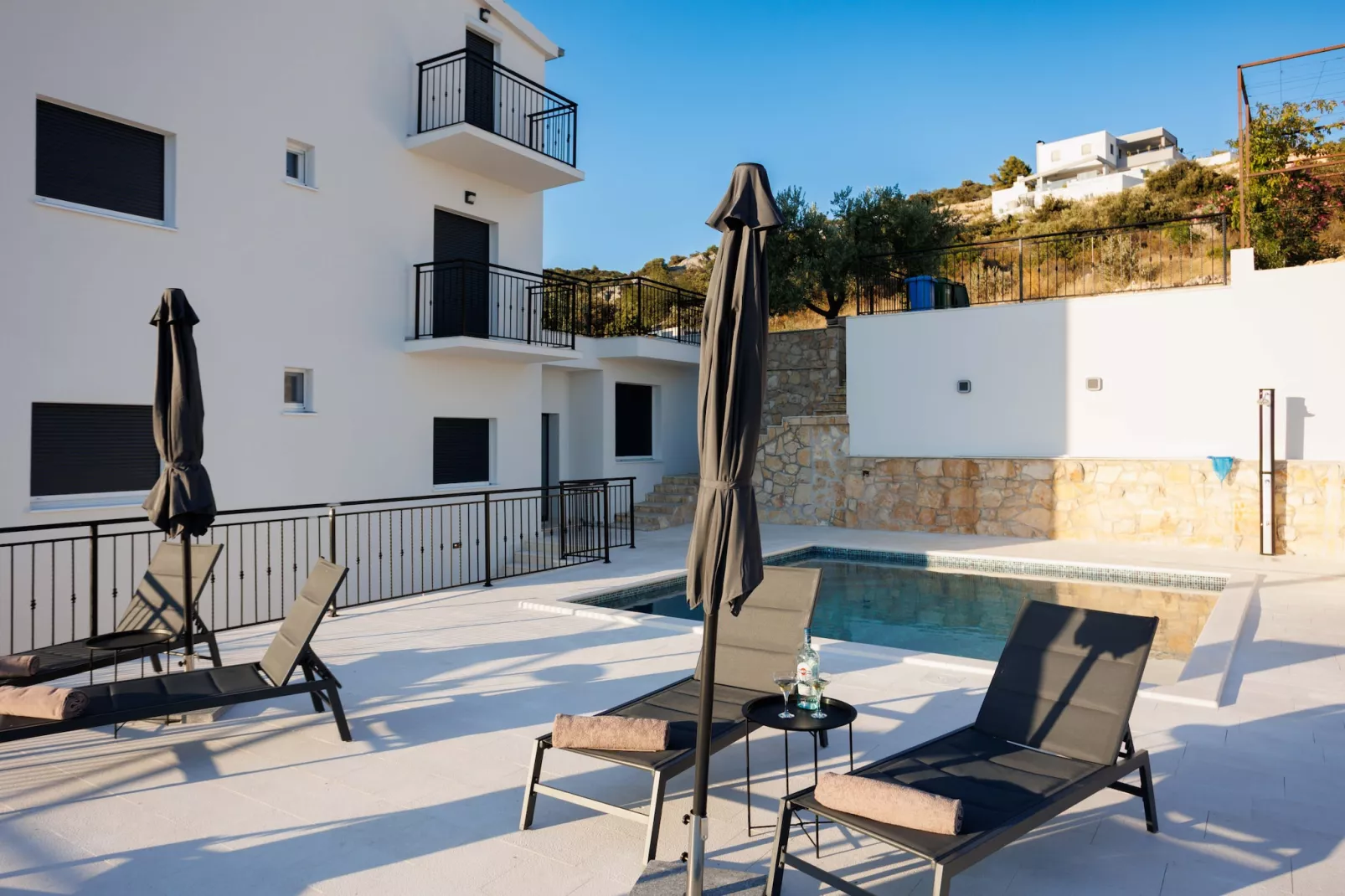 Villa La Fortezza with sea view - Terrasse