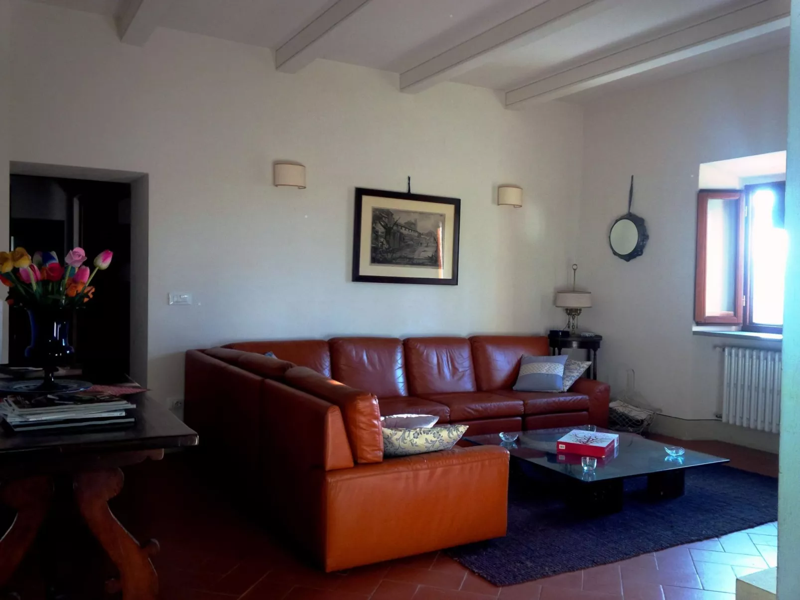 Für sieben Personen mit tollem Blick auf die Hügel des Chianti - Inside