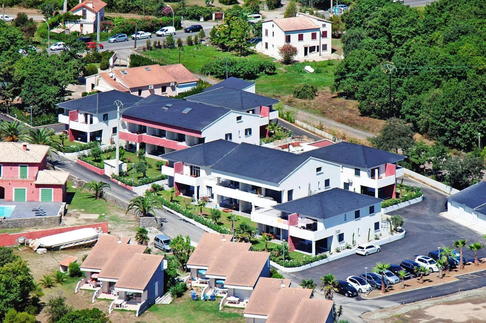 Residence Marea Resort Sainte Lucie-de-Moriani / Bungalow/4 - Aussicht Sommer