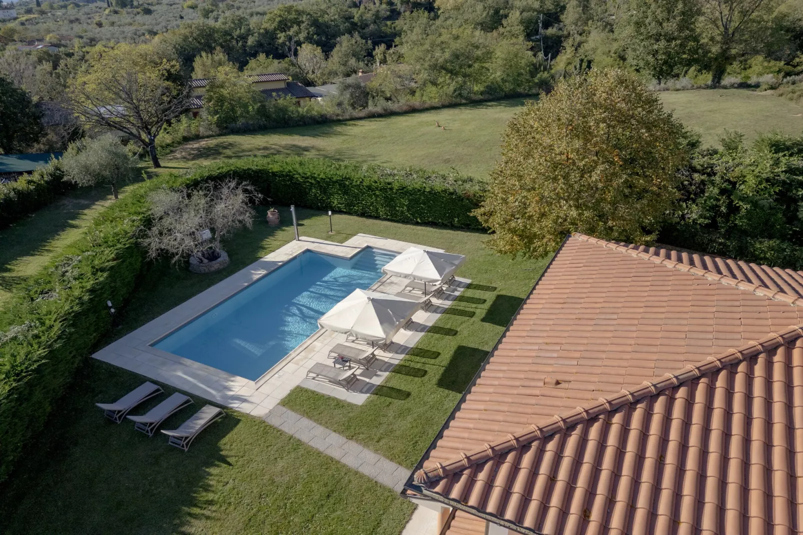 Villa a Loro Ciuffenna - Exterior in summer