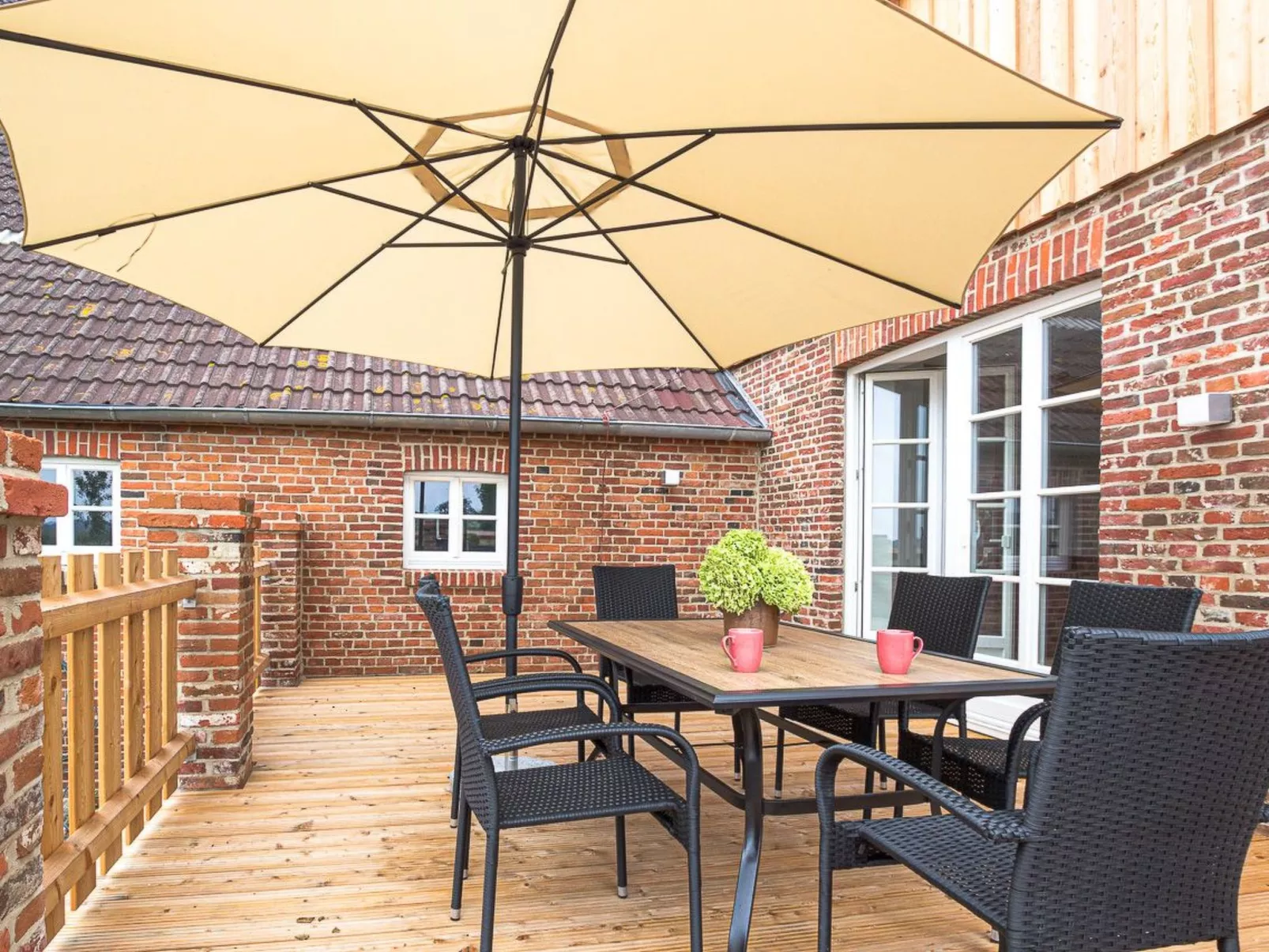 Gut Groß Fedderwarden, Fewo Alma - Dehors