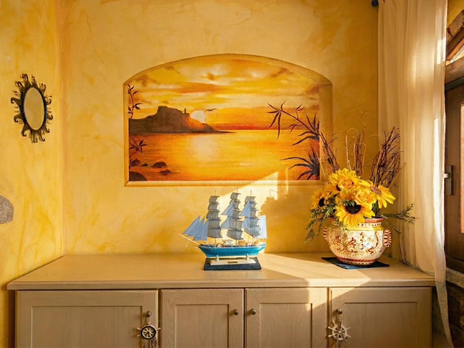 Sunflowers - Drinnen