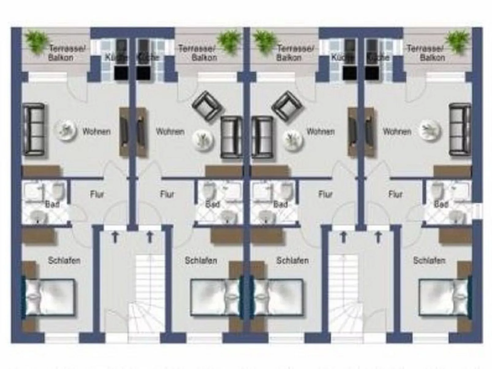 Haus Meeresbrise Wohn.Nr. 7 mit Balkon - Inside