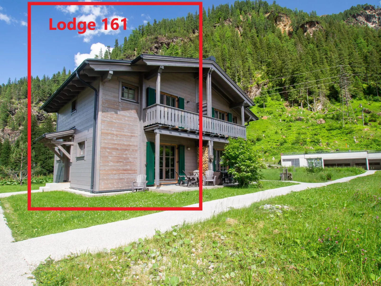 Lodge Seeblick 161 im Tauerndorf Enzingerboden - Draußen