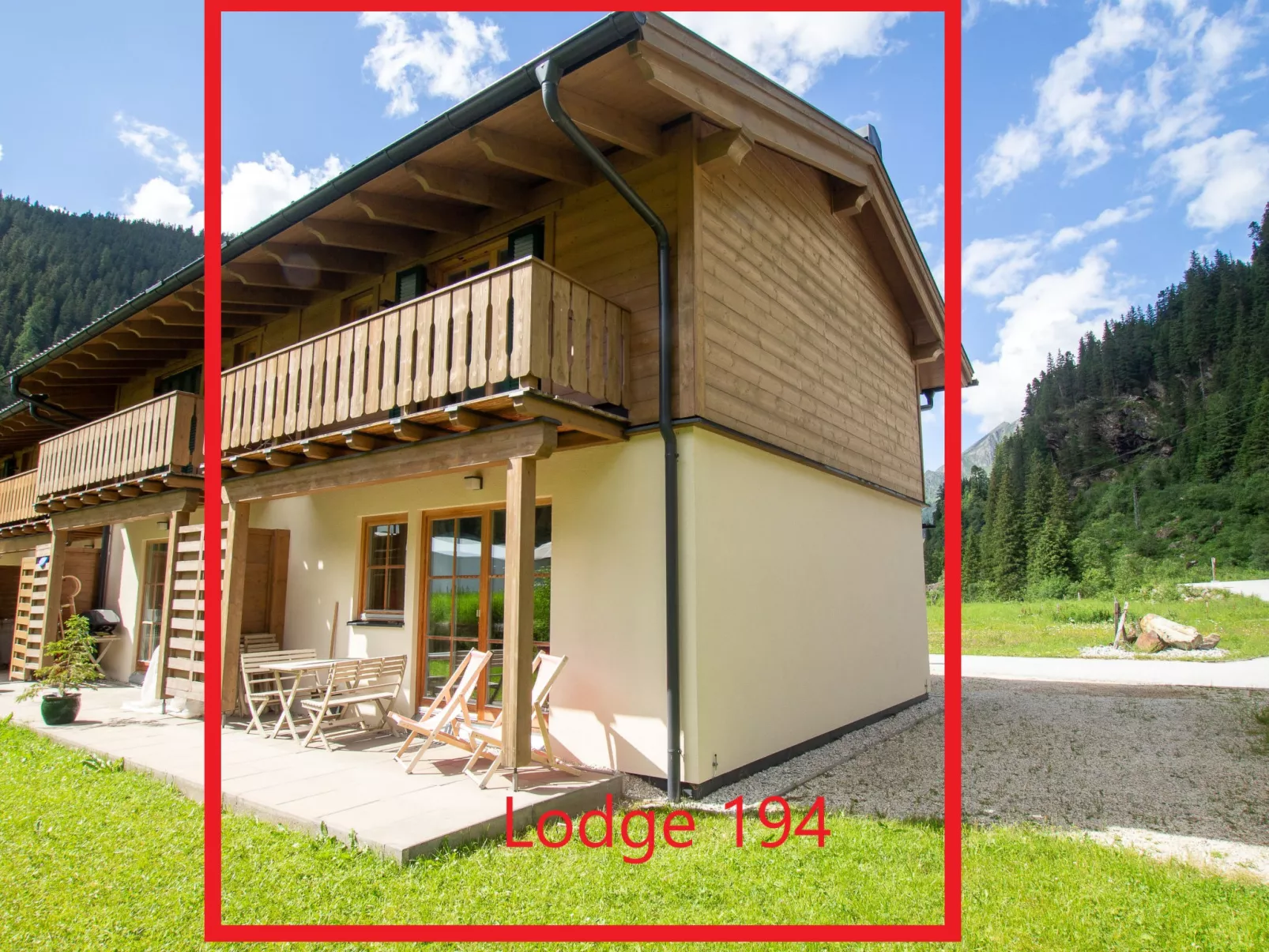 Lodge Enzian 194 im Tauerndorf Enzingerboden - Draußen