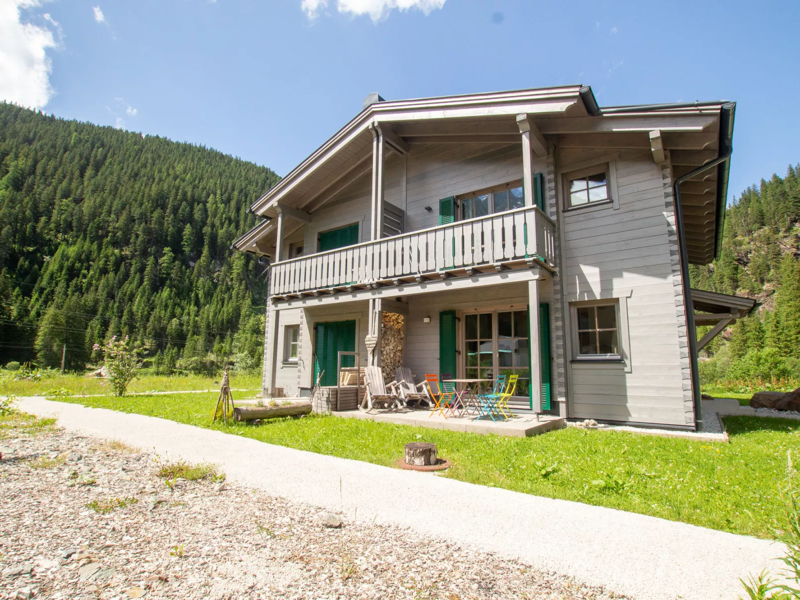 Lodge Weißsee 160 im Tauerndorf Enzingerboden - Draußen