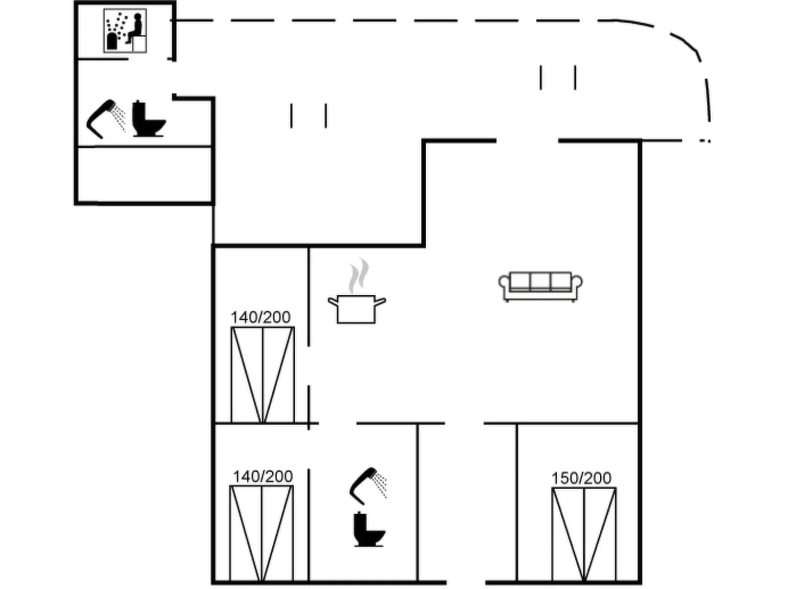 "Amaja" - 1.9km from the sea - Dedans