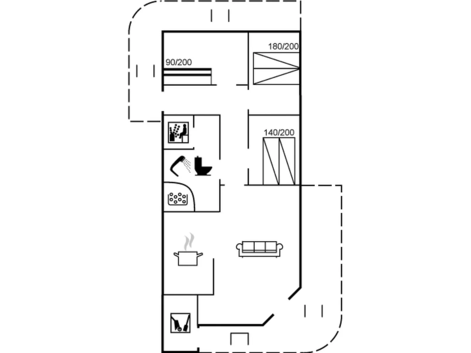 "Micke" - 3.2km from the sea