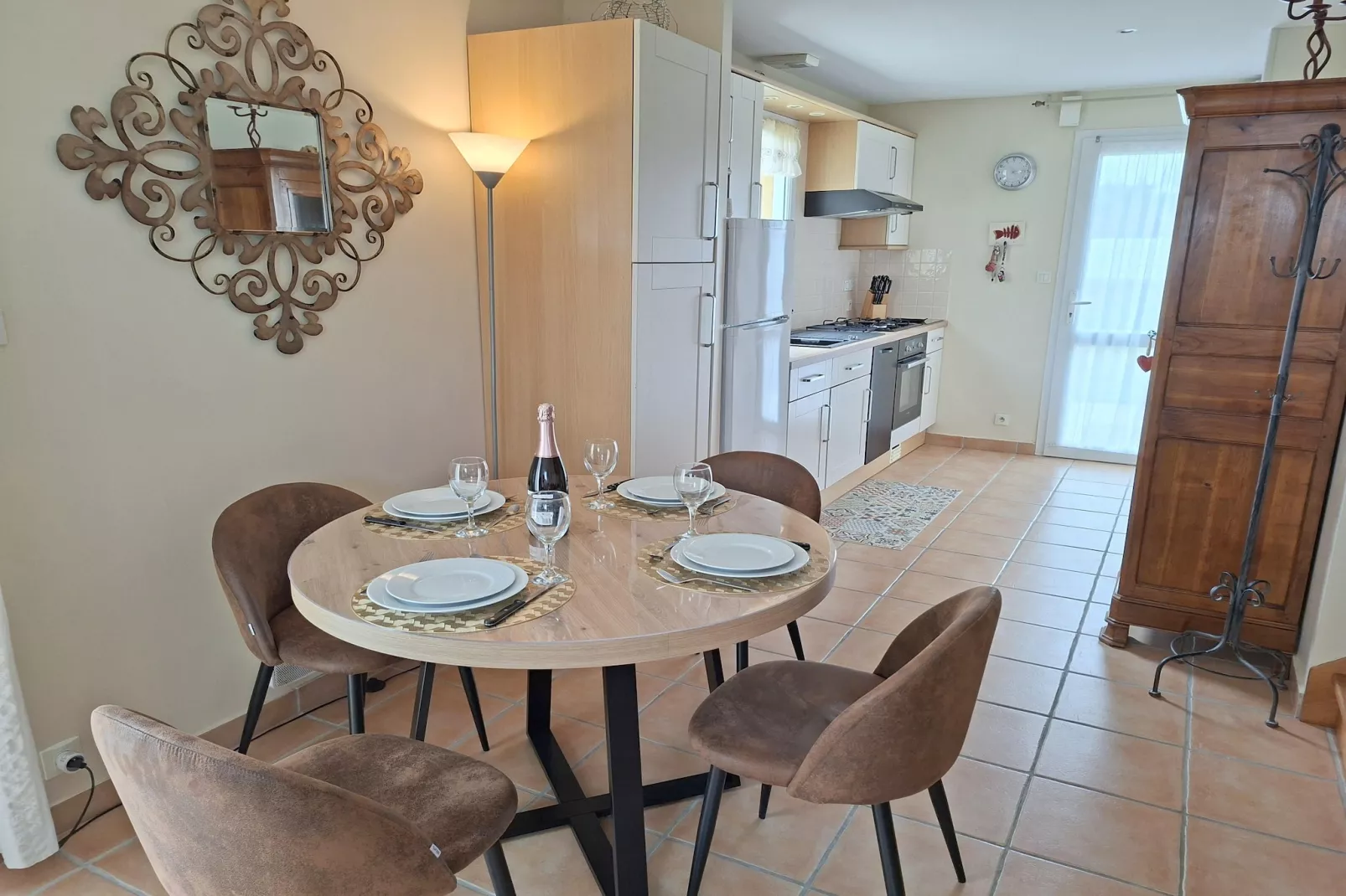 Ferienhaus Plounéour-Brignogan-Plages - Salle à manger