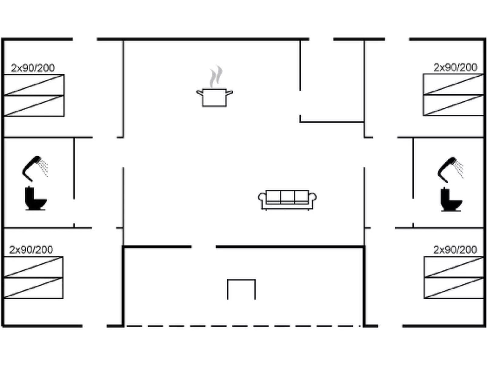 "Helina" - 250m to the fjord - Drinnen