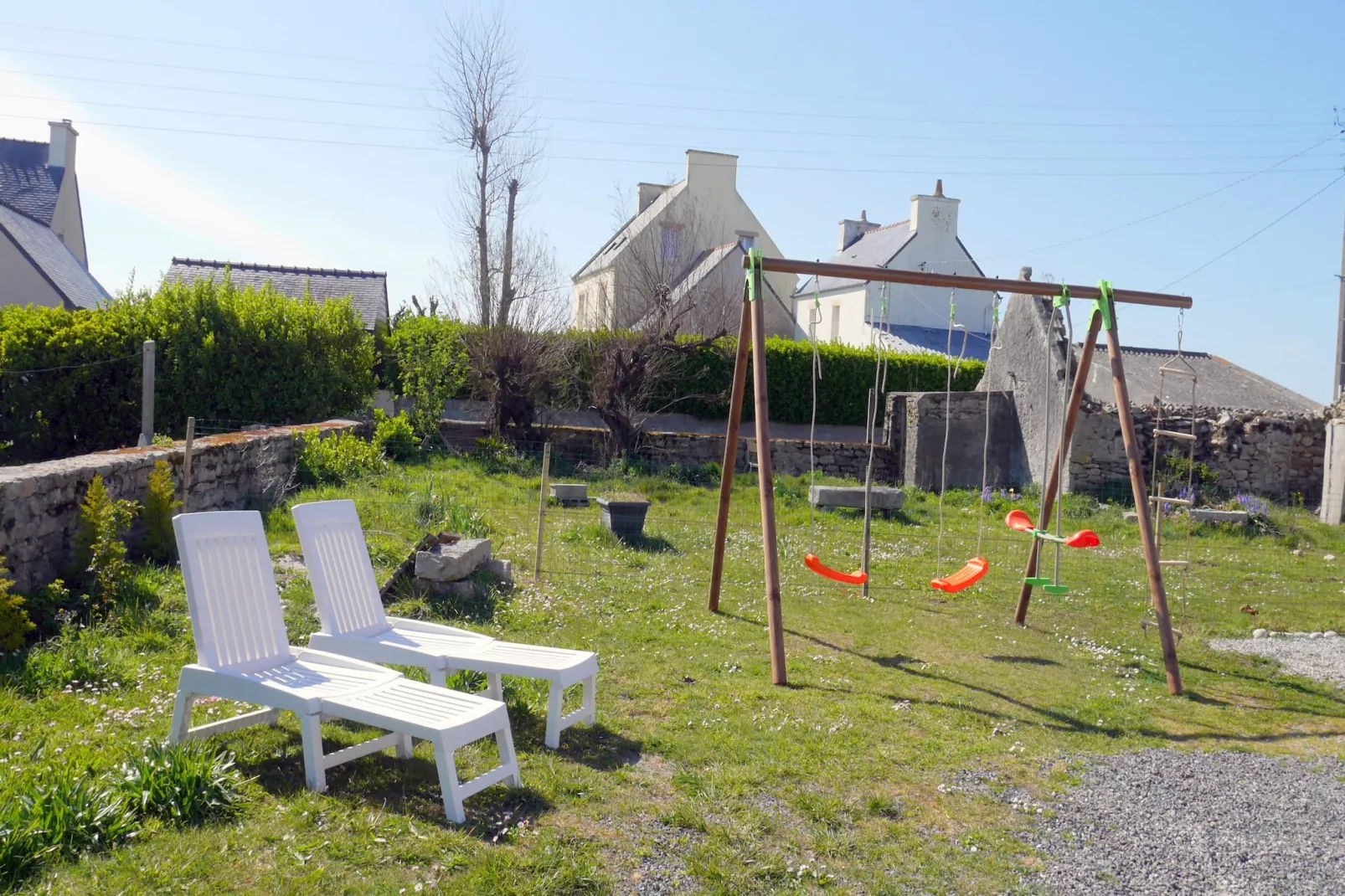 Ferienhaus in Strandnähe Guissény - Jardins en été
