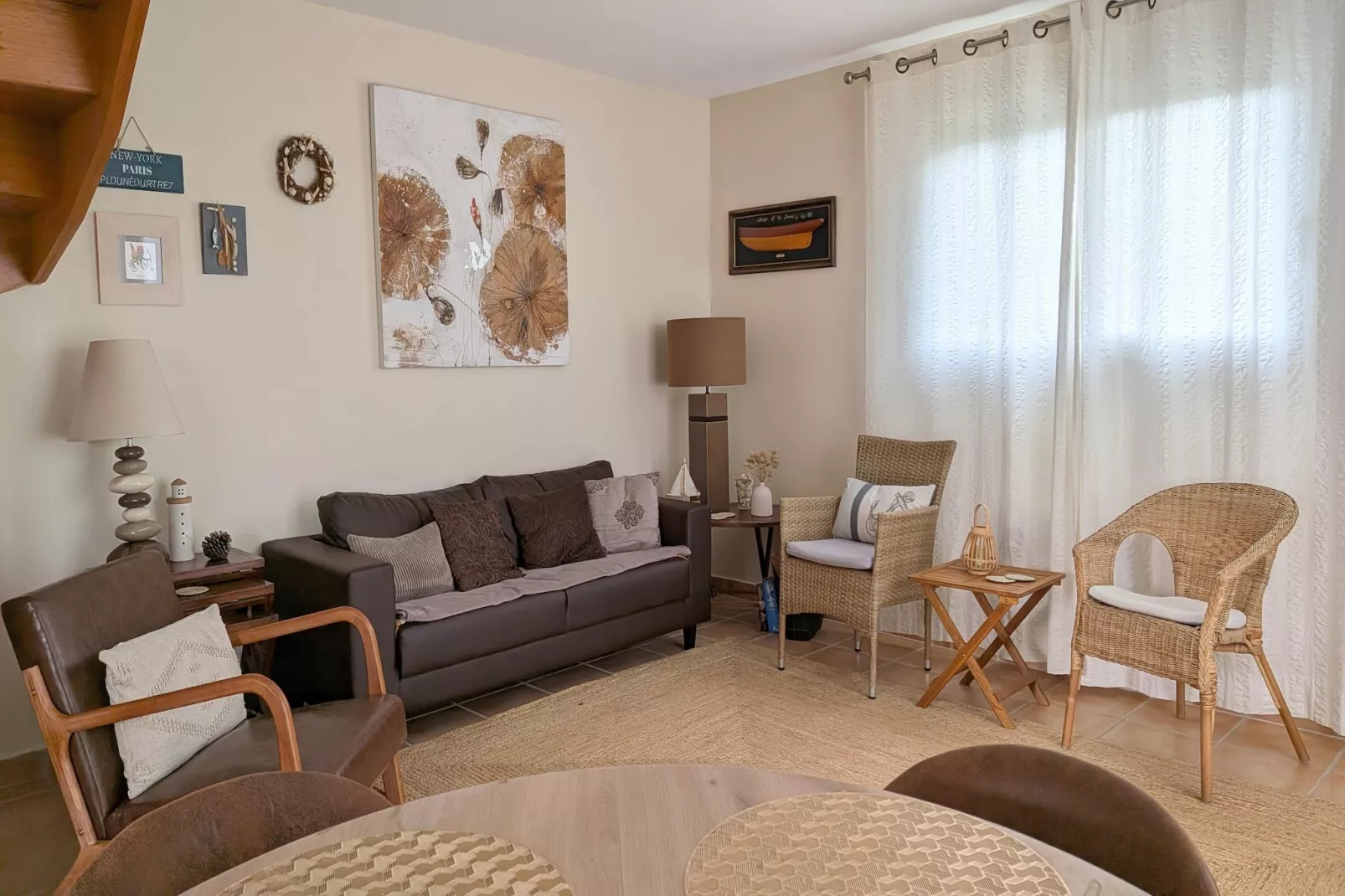 Ferienhaus Plounéour-Brignogan-Plages - Salon