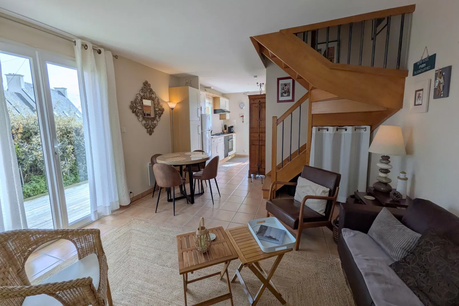 Ferienhaus Plounéour-Brignogan-Plages - Salon