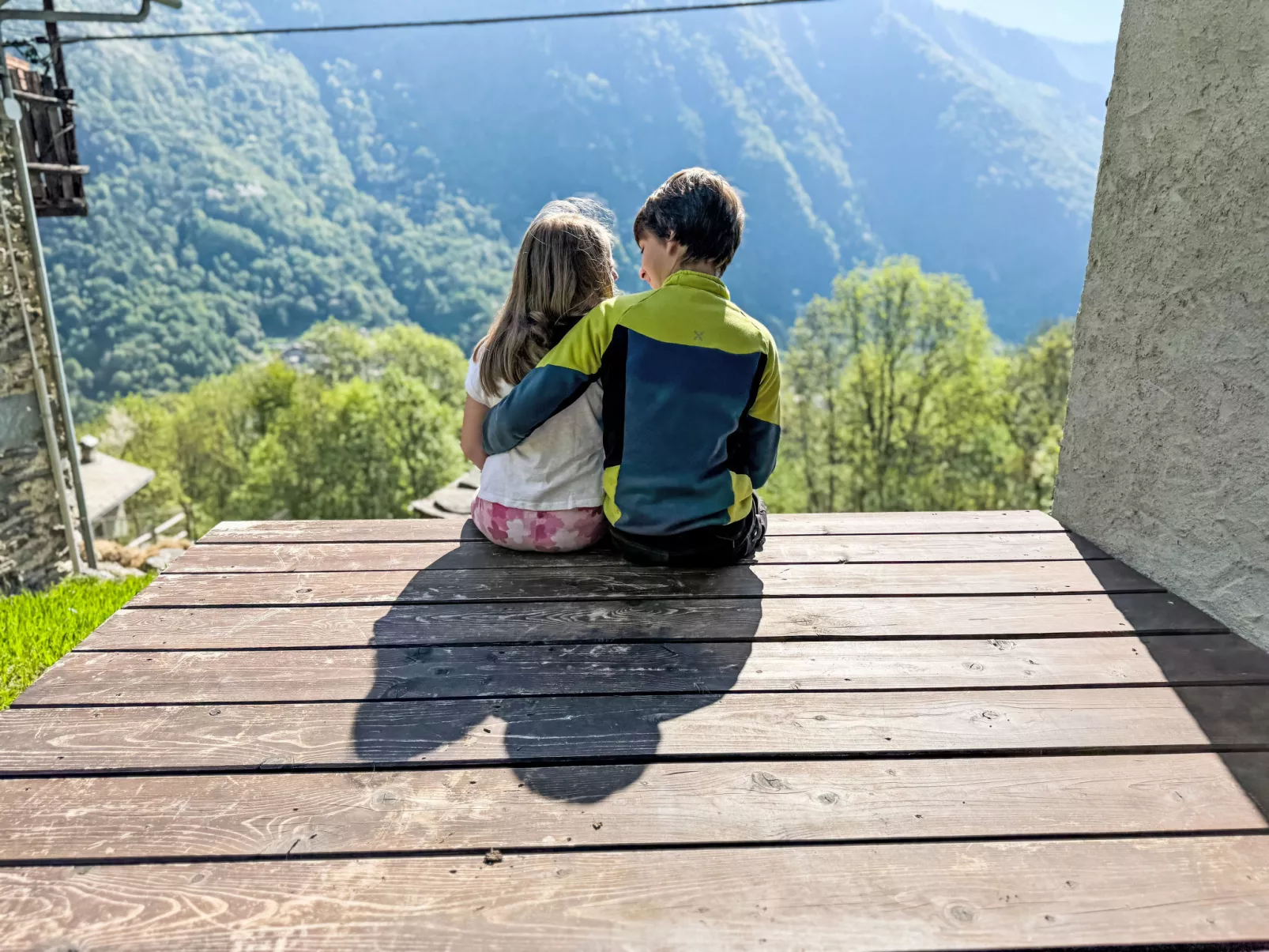 Chalet 'Casa al Pozzo' mit Bergblick - Dehors