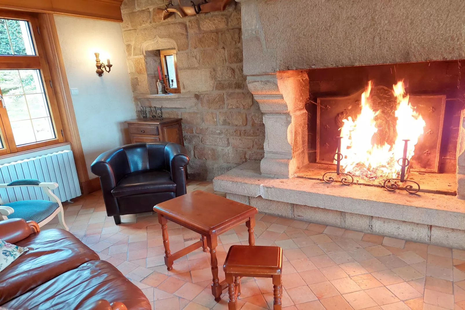 Granitsteinhaus in St Pol-de-Léon - Living room