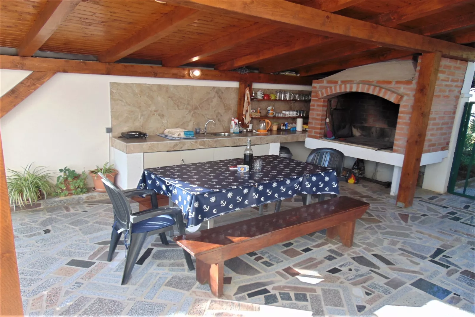 Holiday home Poseidon - Garten Sommer