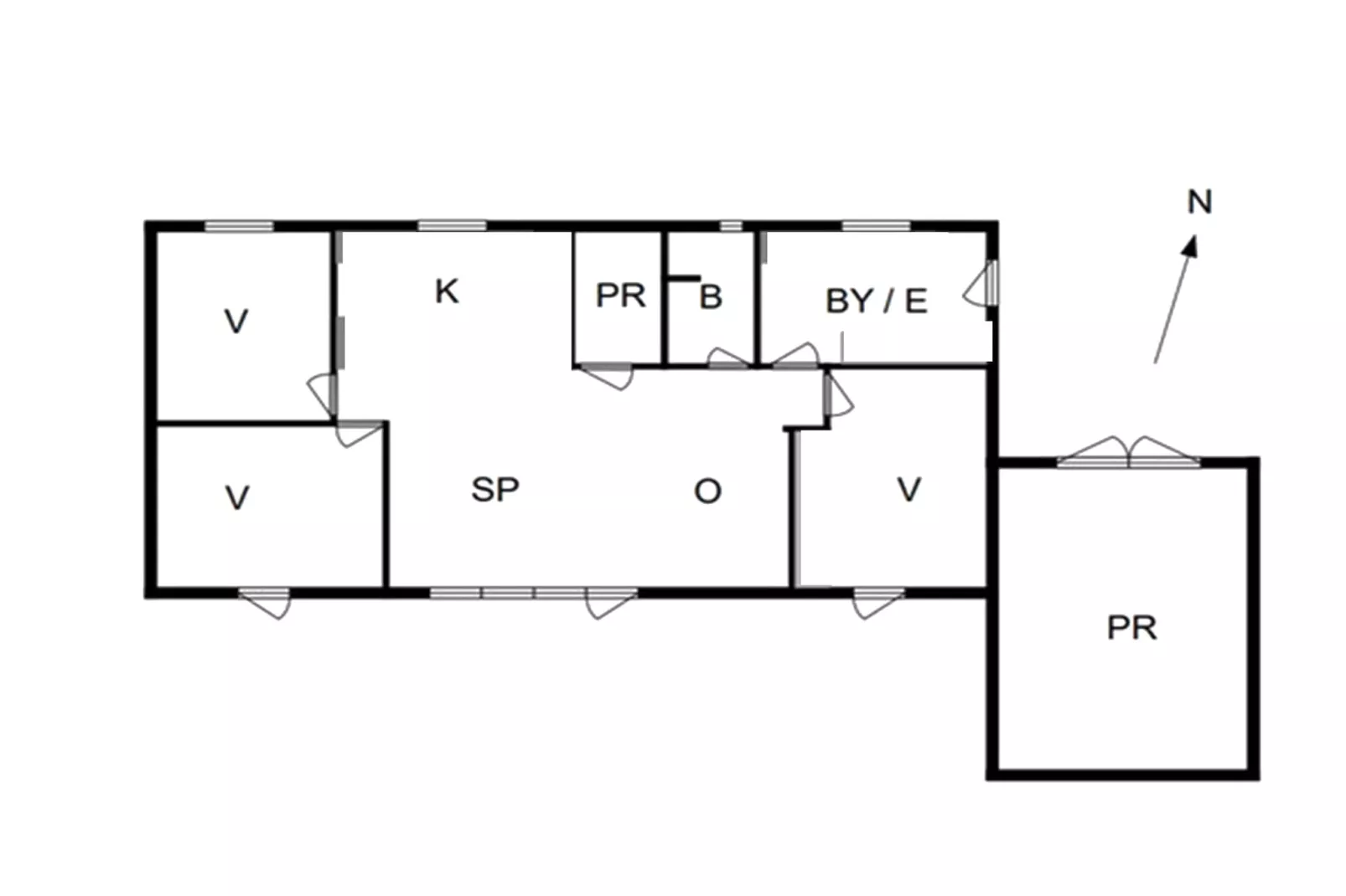 4 star holiday home in Haderslev - Floor plan