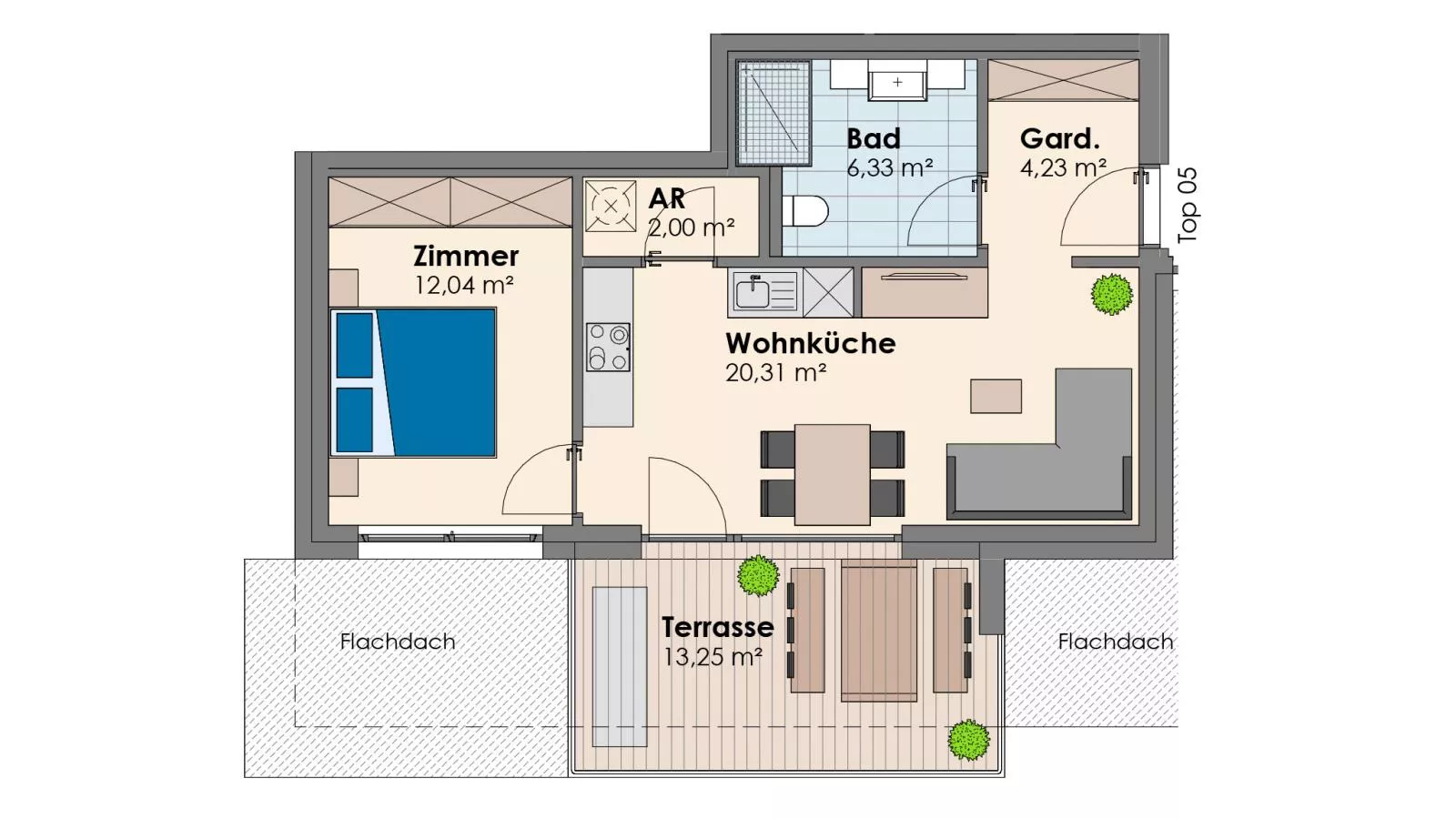 City Apartments Jenbach Top 5 - Plan