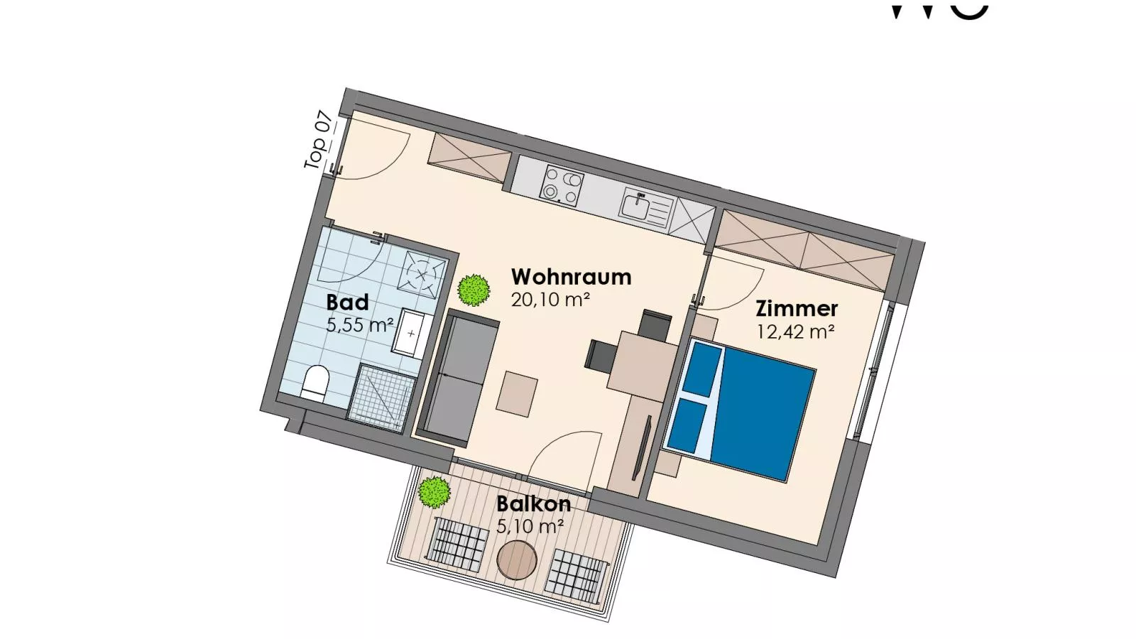 City Apartments Jenbach Top 7 - Plan