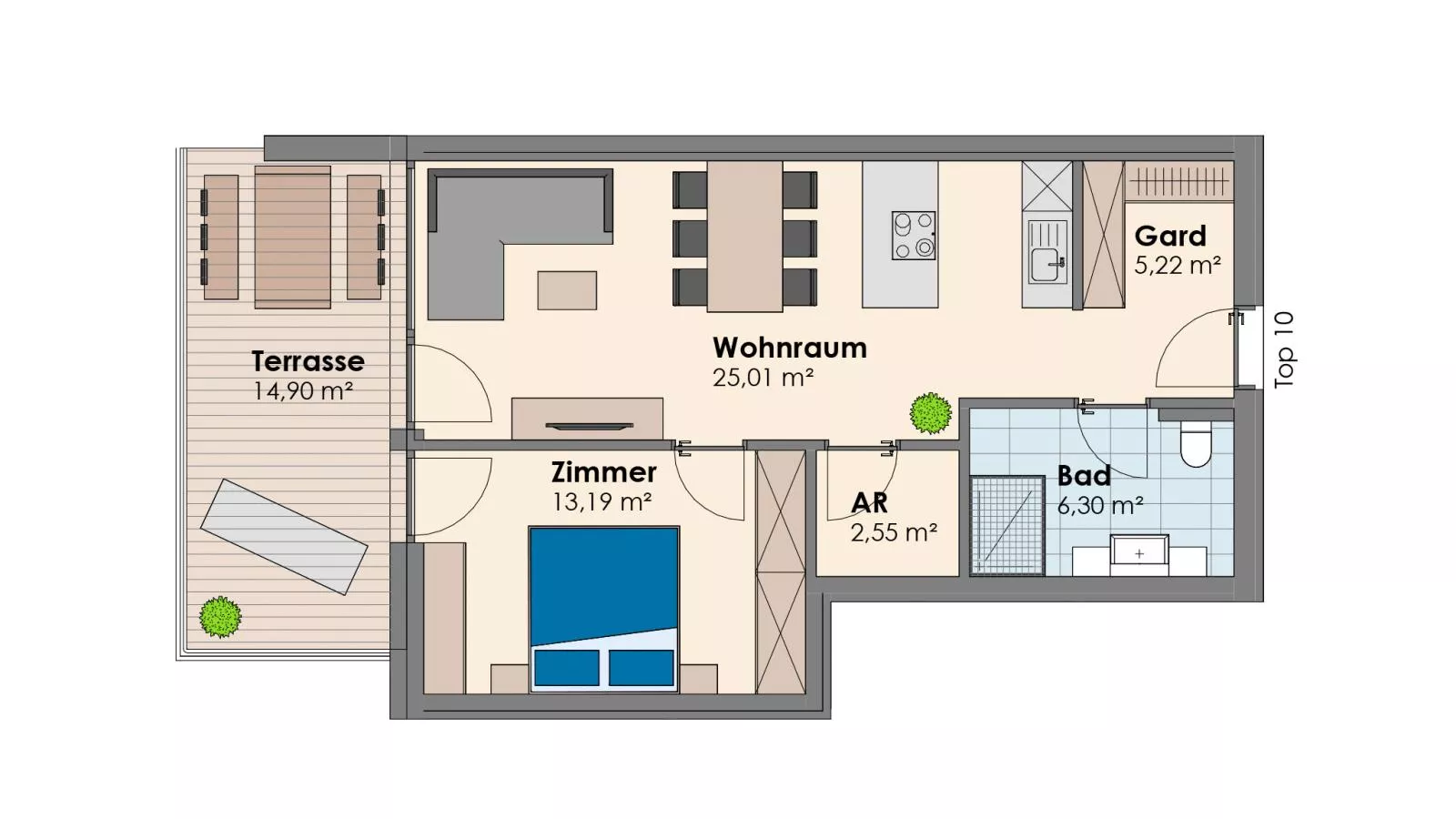 City Apartments Jenbach Top 10 - Plan