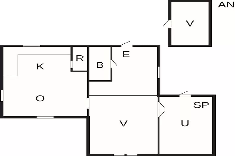 6 person holiday home in Skummeslövsstrand - Floor plan