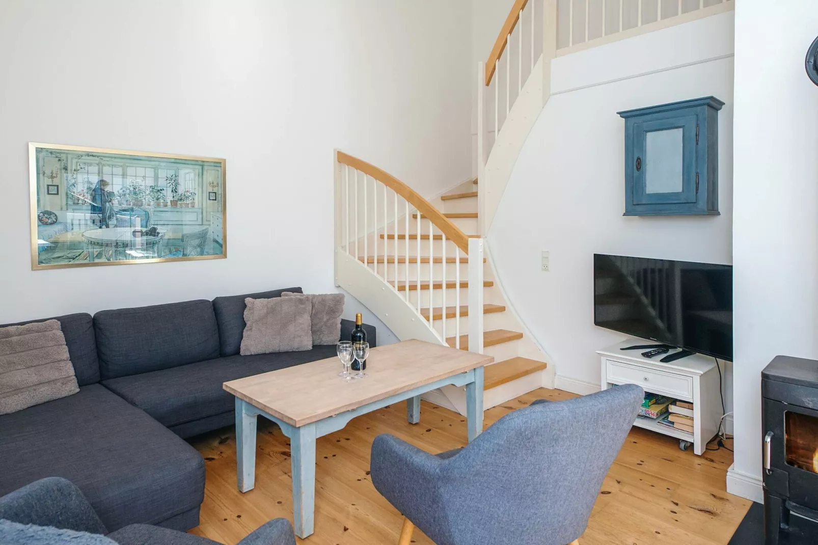 Maison de vacances pour 4 a Ringkøbing-By Traum - Intérieur