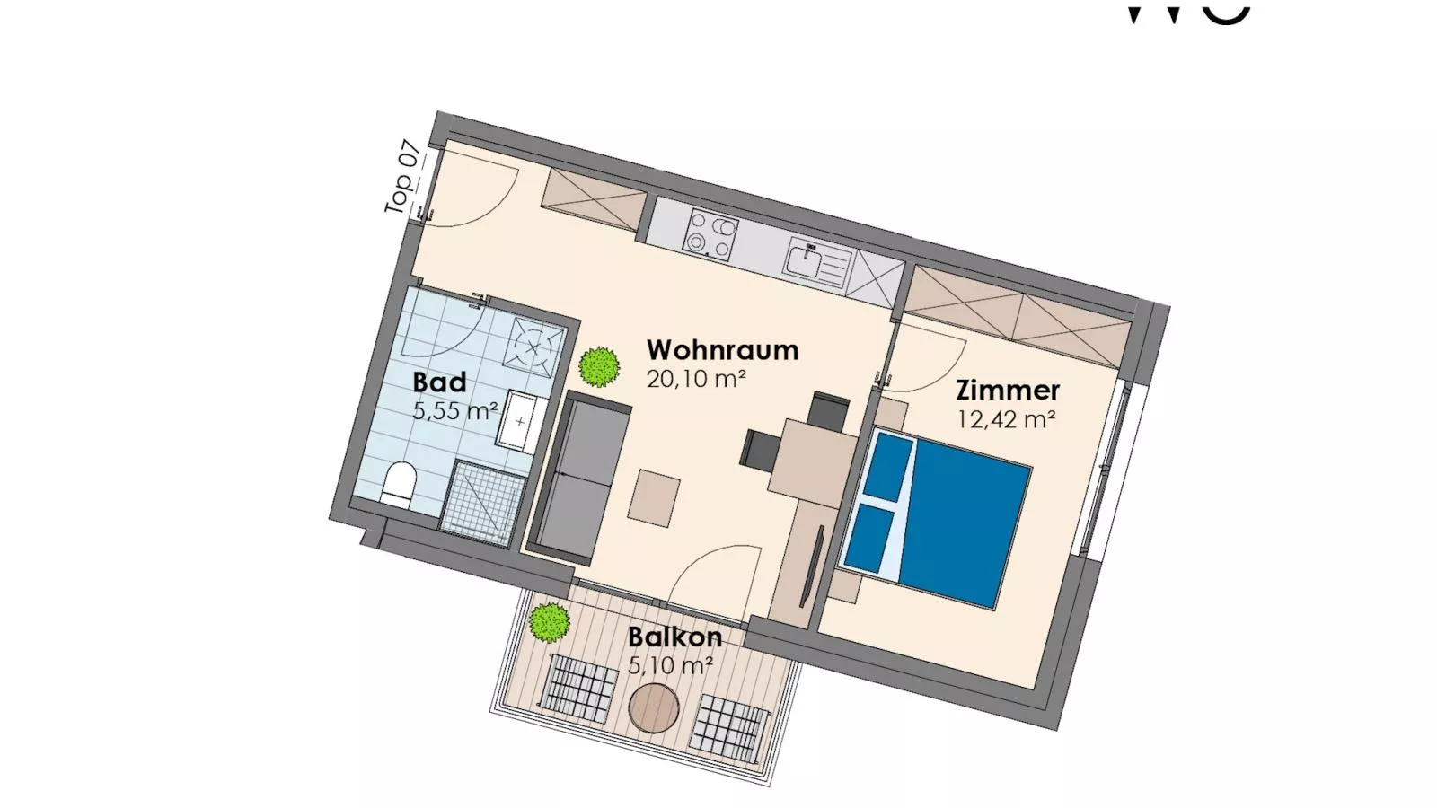 City Apartments Jenbach Top 6 Top 7 - Plan